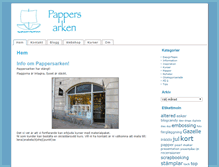 Tablet Screenshot of pappersarken.se